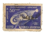 Sellos de America - Argentina -  VI Simposio de  Investigaciones Espaciales