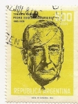 Stamps Argentina -  Teniente General Pedro Eugenio Aramburu