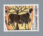 Stamps Greece -  Jarrón