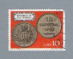 Stamps San Marino -  Monedas