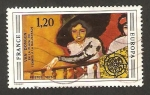 Stamps France -  Europa Cept, mujeres en el balcón de van dongen