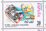 Stamps Spain -  Edifil  3665  Correspondencia Epistolar Escolar.  El sello, compañero inseparable. 