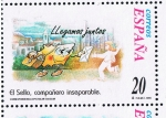 Stamps Spain -  Edifil  3667  Correspondencia Epistolar Escolar.  El sello, compañero inseparable. 