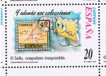 Stamps Spain -  Edifil  3675  Correspondencia Epistolar Escolar.  El sello, compañero inseparable. 