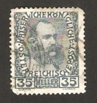 Stamps Europe - Austria -  111 - Francois Joseph I