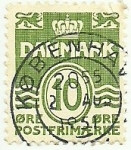 Stamps Denmark -  Dinarmarca 1950 10 ore