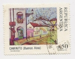 Stamps Argentina -  Caminito (Buenos Aires)