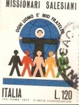 Stamps : Europe : Italy :  MISSIONARI SALESIANI