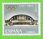 Sellos de Europa - Espa�a -  Palacio d´los Deportes (Madrid)