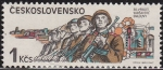 Stamps : Europe : Czechoslovakia :  CHECOSLOVAQUIA 1985 Scott 2559 Sello Nuevo Aniv. Ejercito Sovietico en CSSR 1945 Ceskolovensko