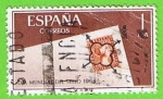 Sellos de Europa - Espa�a -  Dia mundial del sello (Matasellos d´ Araña)