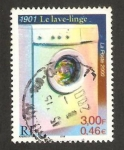 Stamps France -  una lavadora