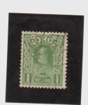 Stamps : Europe : Norway :  Haakon  VII