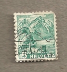 Stamps Switzerland -  Monte Pilatus