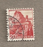 Stamps Switzerland -  Lago de Lugano