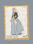 Stamps Greece -  Trajes tipicos