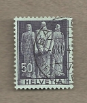 Stamps Switzerland -  Los tres suizos