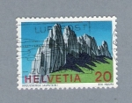 Stamps : Europe : Switzerland :  Montañas Suizas