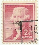 Stamps : America : United_States :  Jefferson 1954 2¢