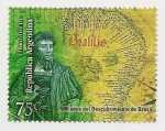 Stamps Argentina -  500 años del descubrimiento de Brasil