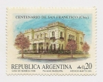Sellos de America - Argentina -  Centenario de San Francisco (Córdoba)