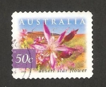Stamps : Oceania : Australia :  flor estrella del desierto