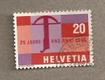 Stamps Switzerland -  25 Aniv