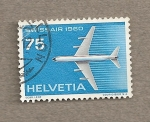 Stamps Switzerland -  Swissair