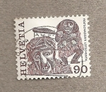 Stamps Switzerland -  Máscaras
