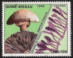 Sellos del Mundo : Africa : Guinea_Bissau : SETAS-HONGOS: 1.161.016,00-Agaricus bisporus