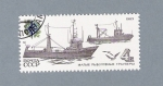 Stamps : Europe : Russia :  Série barcos