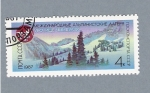 Stamps Russia -  Paisaje nevado