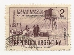 Stamps Argentina -  Base del Ejército General Belgrano
