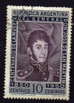 Stamps : America : Argentina :  Centenario de la Muerte Gral. S. Martin