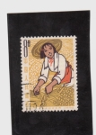 Stamps China -  serie- La mujer en la Comuna