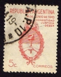 Sellos de America - Argentina -  Escudo Argentino