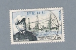 Stamps Peru -  Exposición Francesa