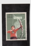 Stamps North Korea -  Victoria de Corea del Norte en 1973