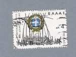 Stamps : Europe : Greece :  Bandera Griega