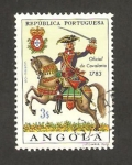 Stamps : Africa : Angola :  uniformes militares, oficial de caballería