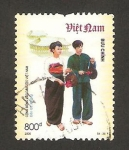 Stamps Vietnam -  traje típico de muang