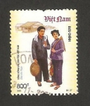 Sellos de Asia - Vietnam -  traje típico de ngái