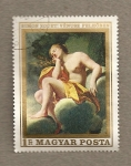 Stamps Hungary -  Venus por Simón Vouet