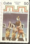 Stamps : America : Cuba :  XVI Juegos Centroamericanos y del Caribe - Mexico 90