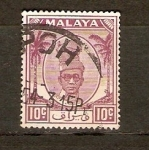 Sellos de Asia - Malasia -  SULTAN  YUSSUF  IZUDDIN  SHAH