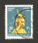 Stamps Egypt -  diosa de oro silakht