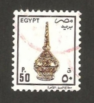 Sellos de Africa - Egipto -  recipiente
