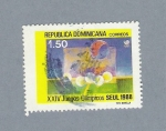 Stamps Dominican Republic -  XXIV Juegos Olímpicos Seul 1988