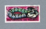 Stamps : Africa : Guinea :  Serpiente