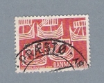 Stamps : Europe : Denmark :  Barcos